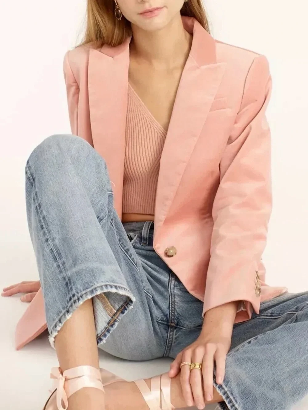 J. Crew flexible blazer